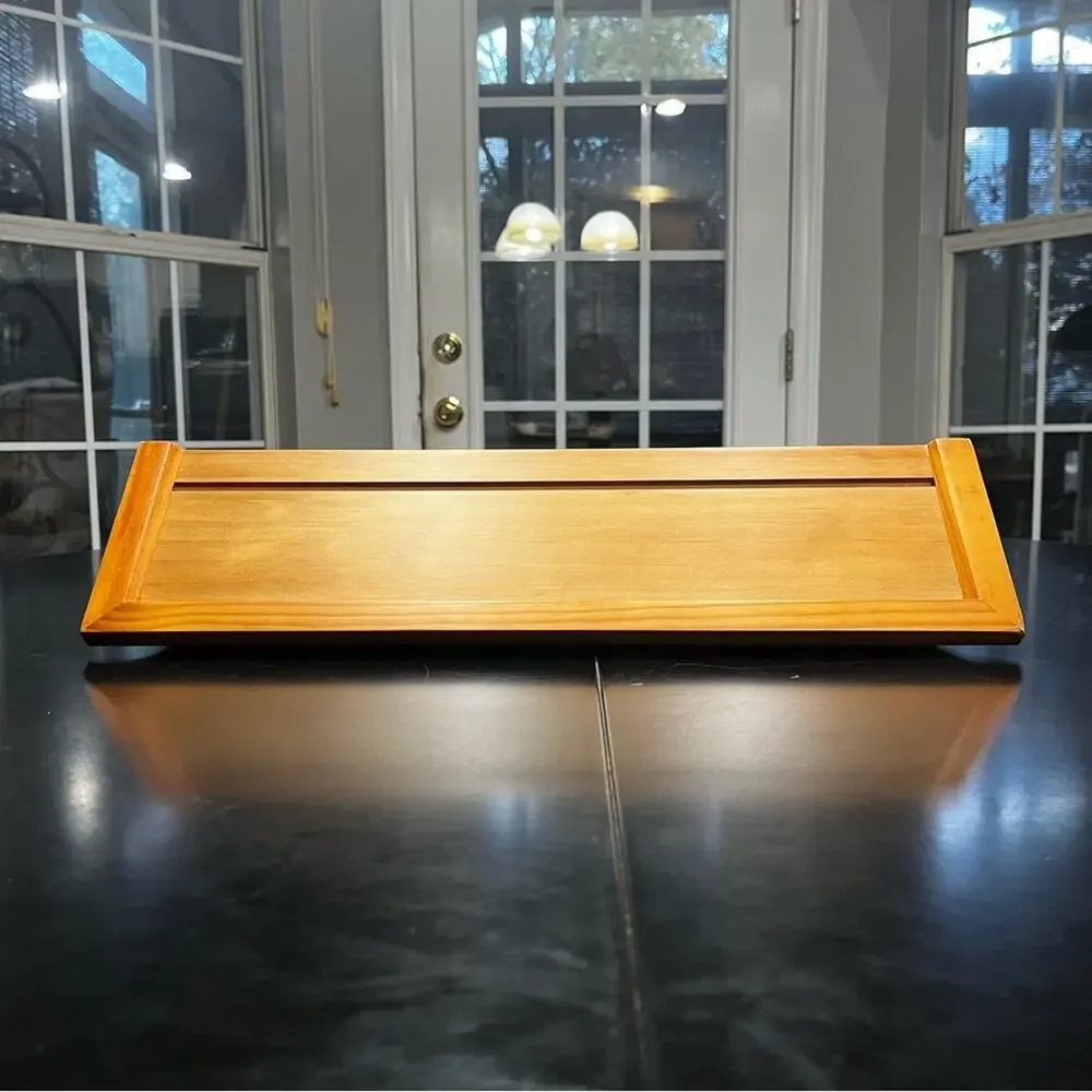 NEW Pottery Barn Crown Molding Hanging Display Wall Ledge Oak 18”
